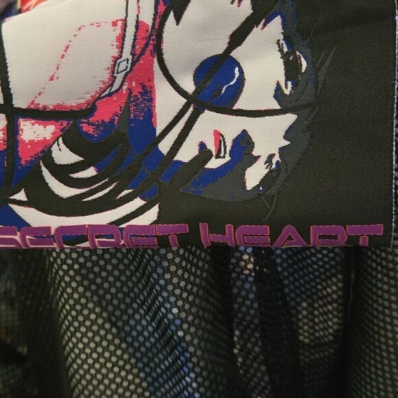 Secret Heart Let's All Love Lain Anime 2023 Drop Wide Leg Jogger Pants Size XL - Picture 11 of 12